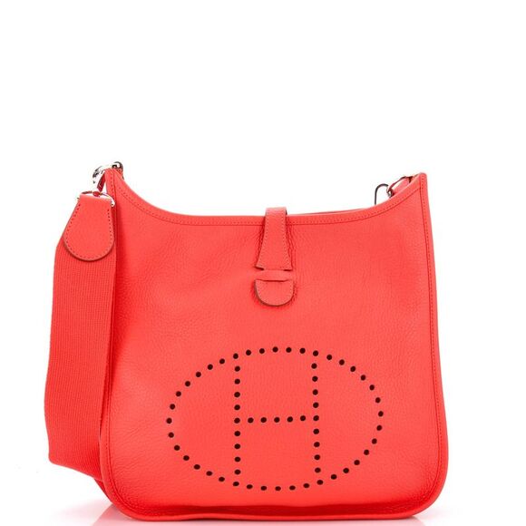 Hermes Evelyne Bag Gen III Clemence PM Pink - Picture 1 of 11